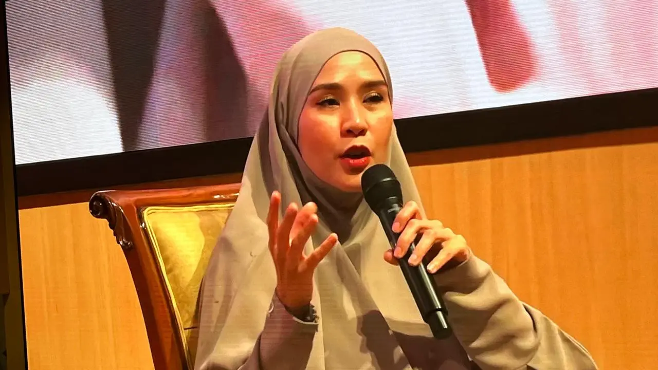 Zaskia Adya Mecca hadir dalam acara "Merayakan Literasi Keluarga"