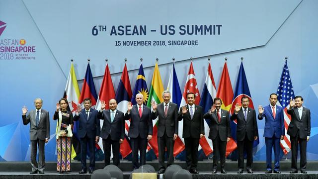 KTT ke-6 ASEAN-AS di Suntec Convention Centre, Singapura, pada Kamis, 15 November 2018 (sumber: Kantor Kesekretariatan Presiden)