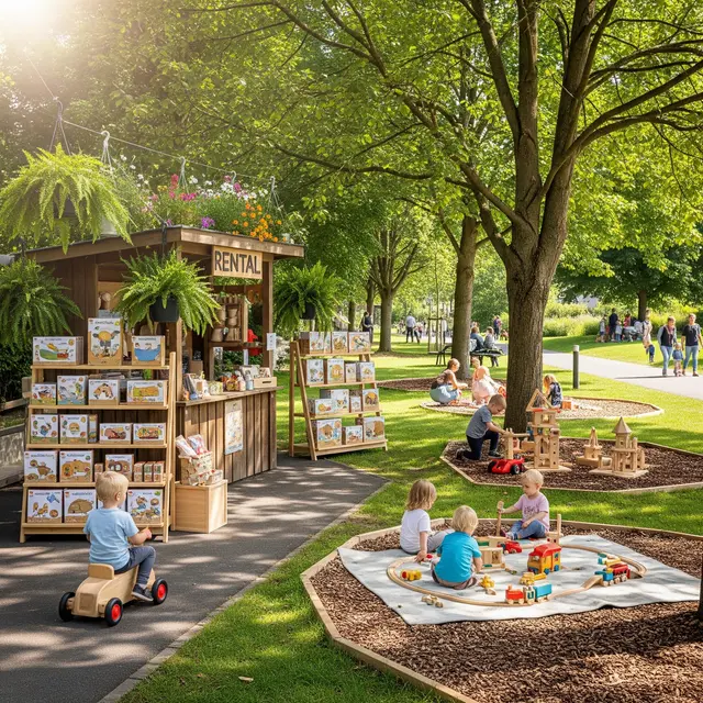 Ide Sewa Mainan Anak di Area Wisata Keluarga (Image by Gemini AI0