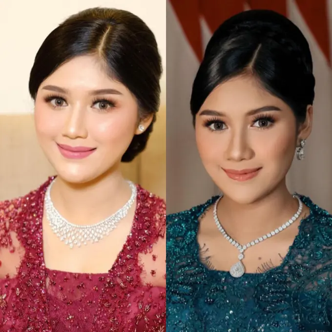 Gaya Erina Gudono mengenakan kebaya saat hamil