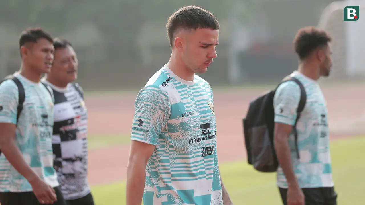 Calvin Verdonk - Latihan Timnas Indonesia