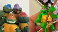 Foto lucu mainan kura-kura ninja (sumber: Instagram/uglybootlegs)