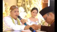 Akad nikah digelar di kediaman mempelai perempuan di Ledok Sambong, Blora, Jawa Tengah Senin (09/10/2023). [Instagram/nopeknovian]