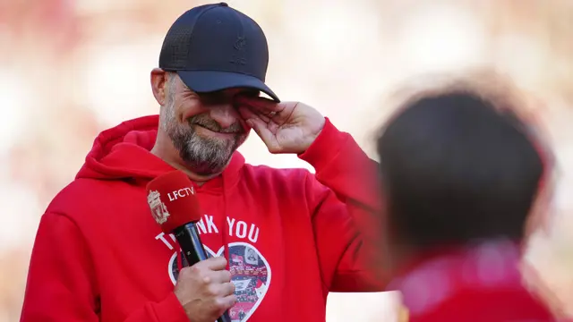 Foto: Momen Haru Perpisahan Jurgen Klopp Bersama Liverpool