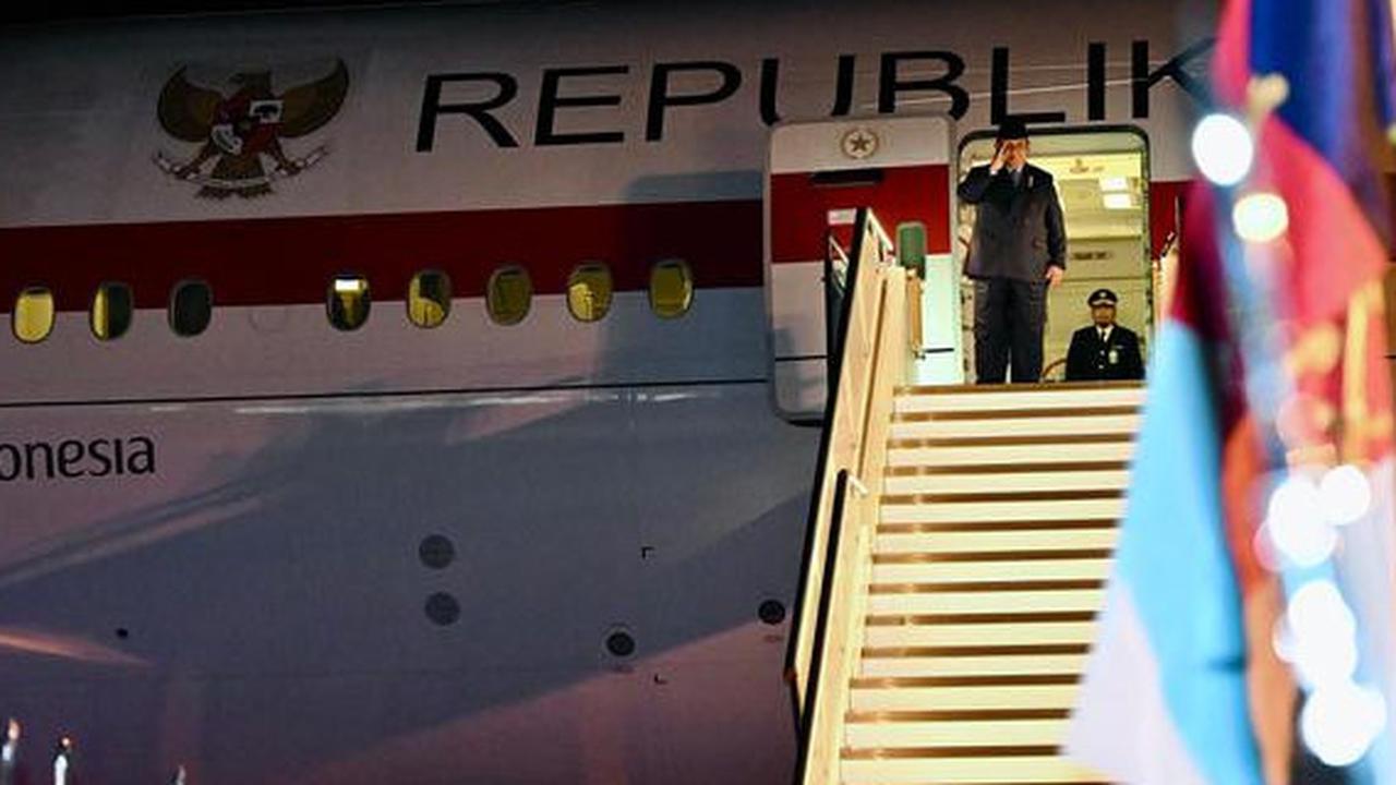 Dikawal Pejabat Australia, Prabowo Bertolak Kembali ke Indonesia