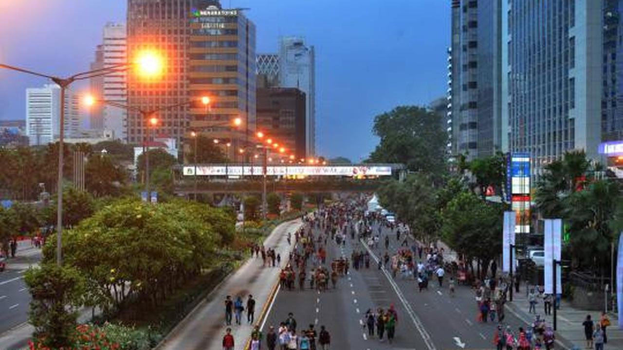 Jelang car free night di Jalan Thamrin-Sudirman 