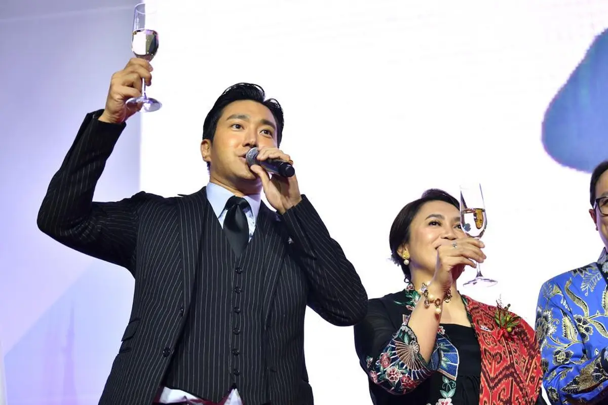 Perayaan HUT ke-78 RI di Seoul, Korea Selatan pada Jumat (31/8/2023) dihadiri oleh Choi Siwon. (Dok: KBRI Seoul)