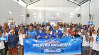 Nelayan yang tergabung dalam Kelompok Nelayan Pasuruan menggelar deklarasi dukungan kepada PAN. (Ist)