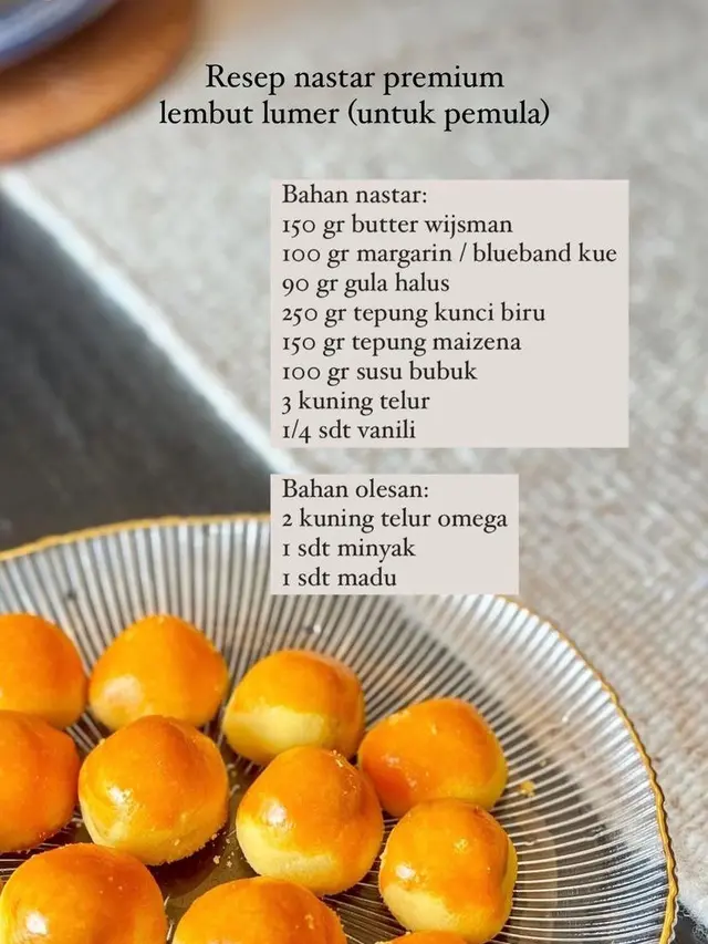 Resep Kue Nastar Premium Lembut Lumer untuk Pemula dari Erina Gudono dan Kaesang Pangarep