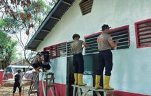 Brimob Polda Sumut Percepat Aktivitas Belajar dengan Renovasi SDN di Tapanuli Tengah