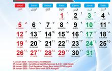 Sambut Tahun Baru, Berikut Fakta Menarik Kalender 2025 yang Punya 27 Hari Libur