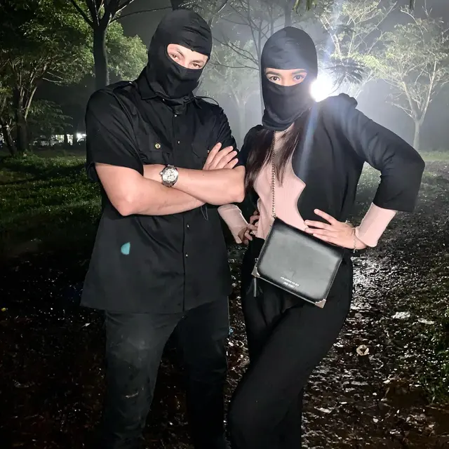 Adu Akting, Ini 6 Potret Kompak Dylan Car dan Tsania Marwa di Lokasi Syuting