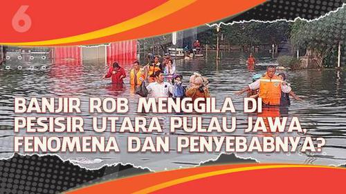 VIDEO Headline: Banjir Rob Menggila di Pesisir Utara Jateng, Fenomena dan Penyebabnya?