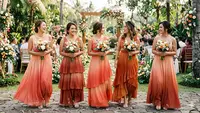 7 Contoh Model Baju Bridesmaid Gradasi yang Elegan dan Kekinian