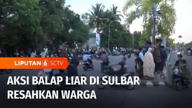 Aksi balap liar di Polewali Mandar, Sulawesi Barat, kembali kambuh begitu bulan suci Ramadan tiba. Selain mengganggu ketenangan umat yang tengah beribadah, aksi balap liar ini mengganggu dan berisiko mencelakai pengguna jalan.