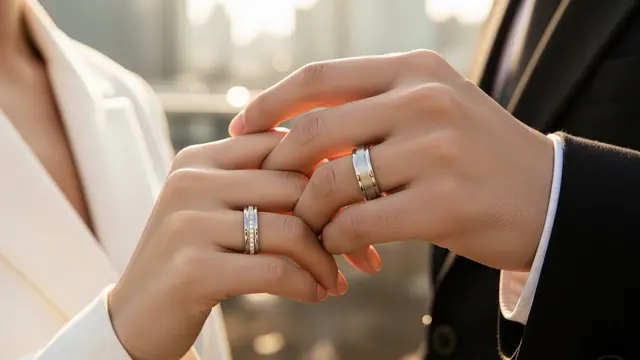 Model Cincin Nikah Korea untuk Pasangan Muda