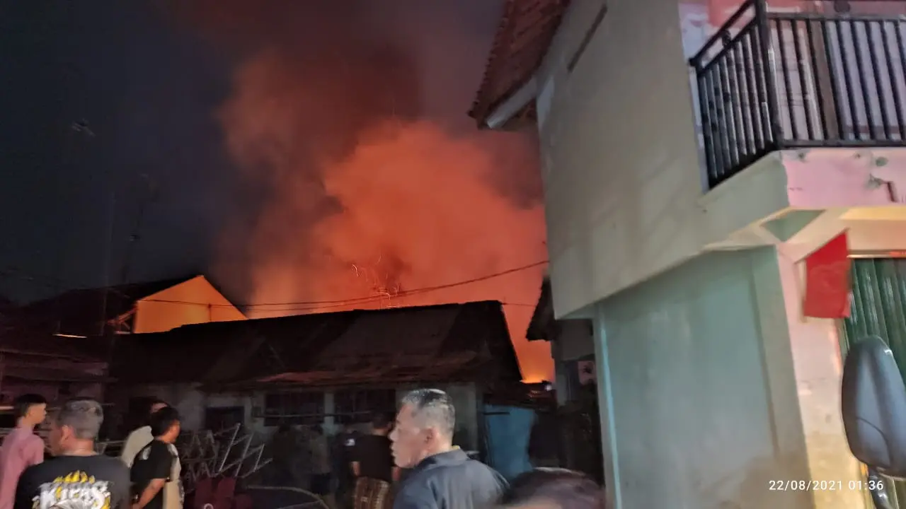 Kakek berumur 73 tahun tewas terbakar di Purbalingga. Kebakaran diduga dipicu putung rokok. (Foto: Liputan6.com/Rudal Afgani Dirgantara)