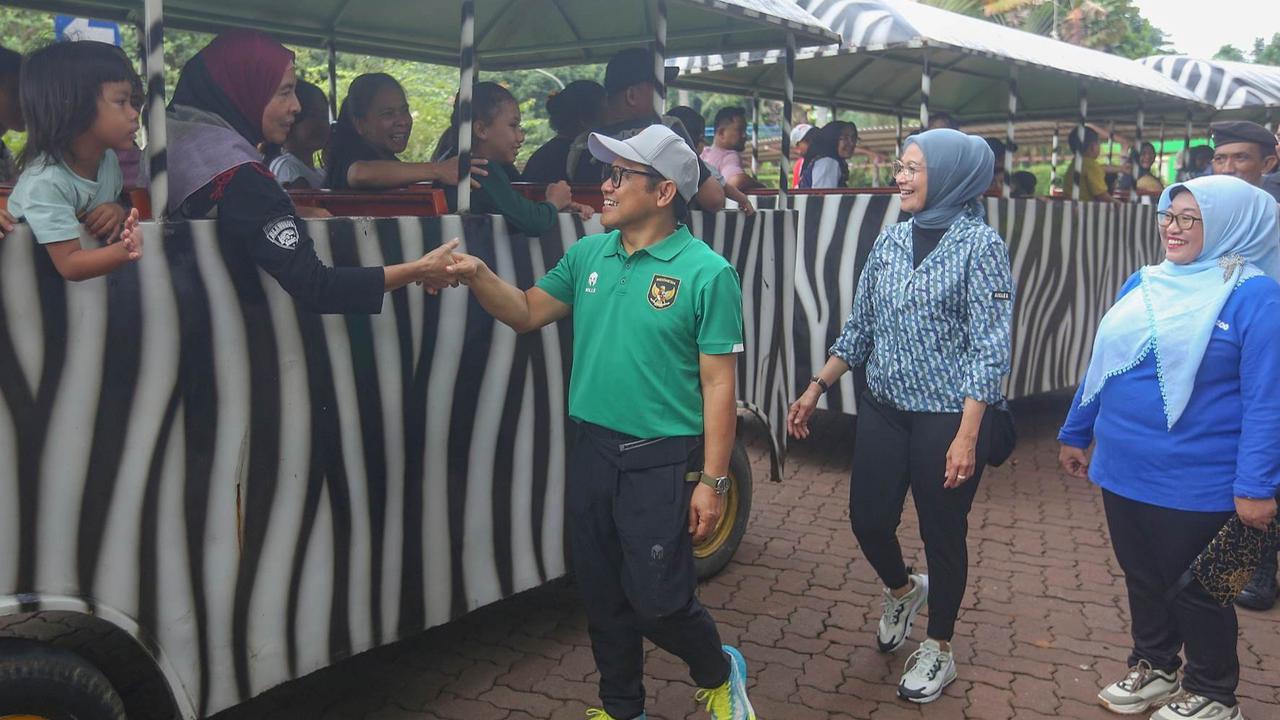 FOTO: Momen Cak Imin Kunjungi Taman Margasatwa Ragunan, Masalah Ini Jadi Sorotan