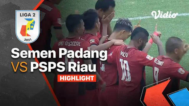 Berita video highlights laga Grup A Liga 2 2021/2022 antara Semen Padang melawan PSPS Riau yang berakhir dengan hasil imbang 1-1, Rabu (6/10/2021) sore hari WIB.