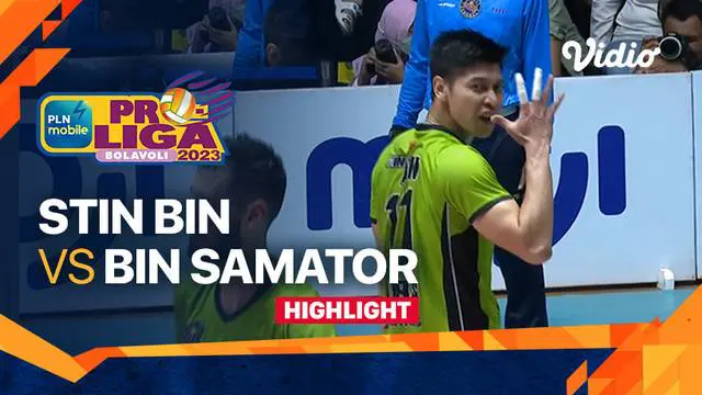 Berita video highlights laga Final Four PLN Mobile Proliga 2023 kategori putra antara Jakarta STIN BIN melawan Surabaya BIN Samator, Sabtu (25/2/2023) malam hari WIB.