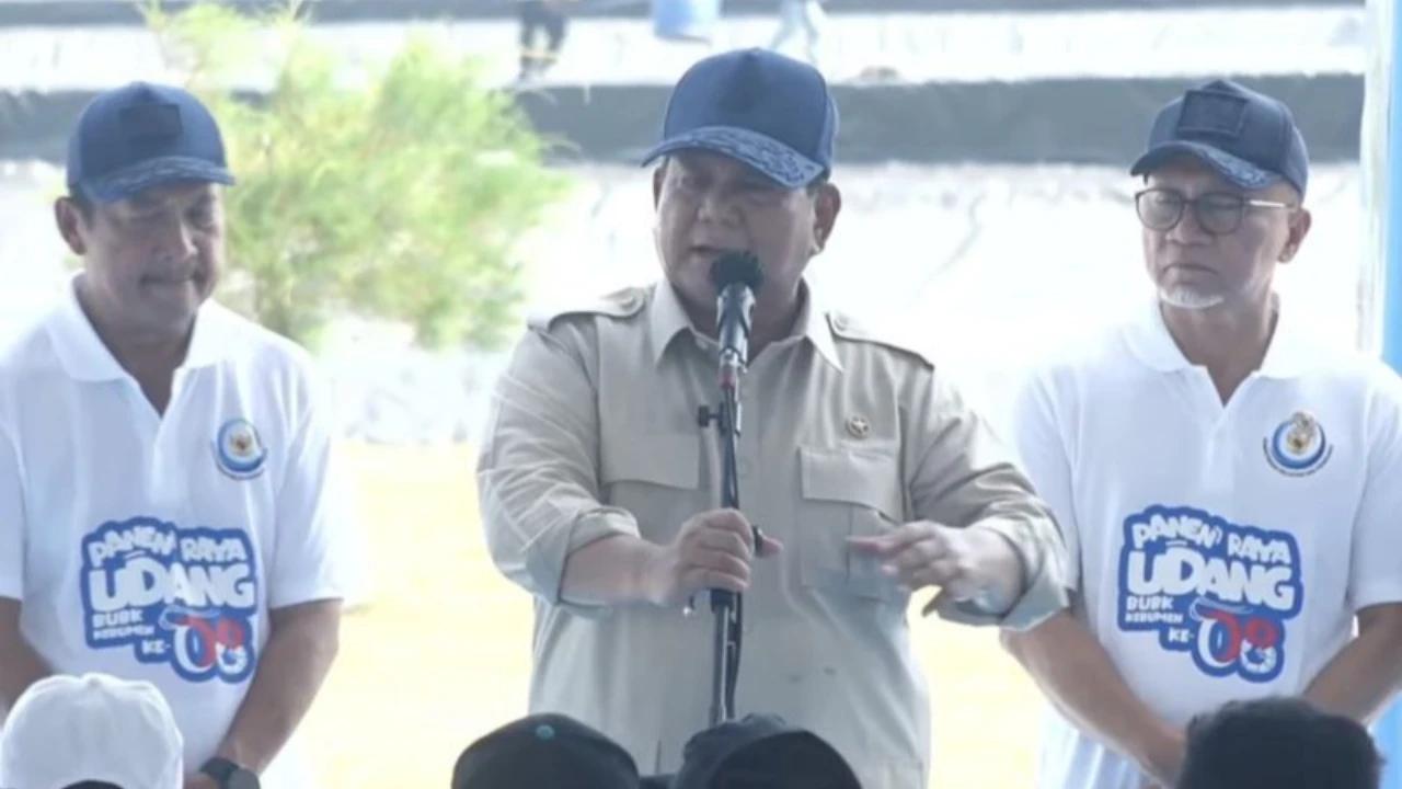 Presiden Prabowo Siapkan Sentra Budidaya Perikanan Ribuan Hektare di Seluruh Indonesia