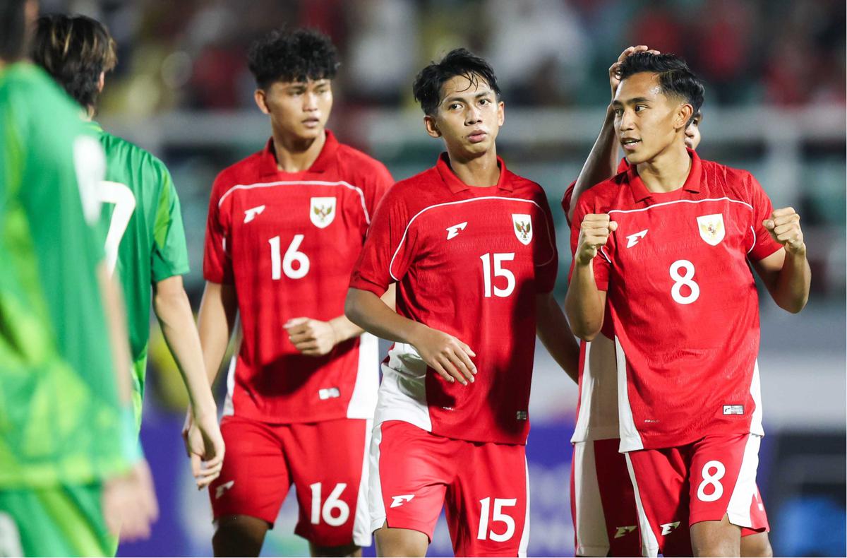 FOTO: Bantai Macau 5-0, Garuda Muda Buka Harapan Lolos ke Piala Asia