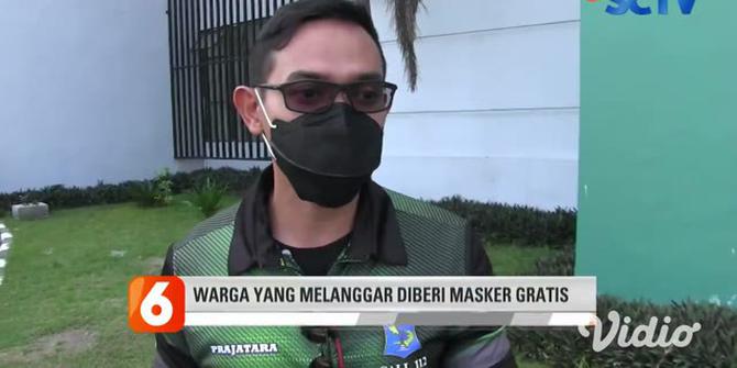 VIDEO: Risma Sosialisasi Pakai Masker di Surabaya Barat