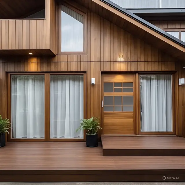 Rumah papan 2025. (Liputan6.com/MetaAI)