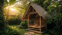 8 Model Saung Kecil di Kebun untuk Tempat Bersantai Sore Hari, Spot Rileksasi Favorit