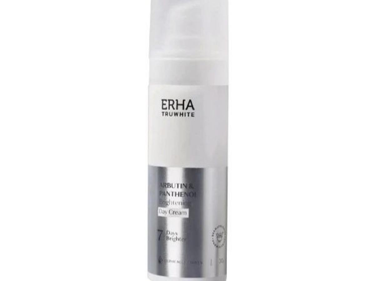 5. ERHA Truwhite Arbutin &amp; Panthenol Brightening Day Cream: Mencerahkan dalam 7 Hari