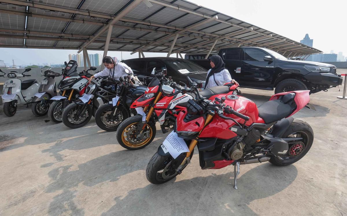 FOTO: Ducati MilikNoel  Masuk Daftar Lelang Aset Rampasan KPK