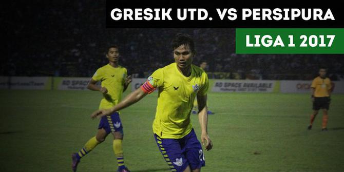 VIDEO: Highlights Liga 1 2017, Gresik United vs Persipura Jayapura 0-4