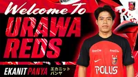 Saat kasta tertinggi liga sepak bola Jepang, Meiji Yasuda J1 League musim 2023 menyisakan setengah musim lagi, Urawa Reds Diamonds yang sementara menempati peringkat ke-4 pada klasemen sementara mendatangkan seorang pemain Thailand berusia 23 tahun, Ekanit Panya berstatus pinjaman hingga akhir musim. (urawa-reds.co.jp/reds-en/)