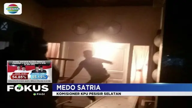 Gudang Kotak Suara Terbakar, Proses Rekapitulasi Dihentikan Sementara