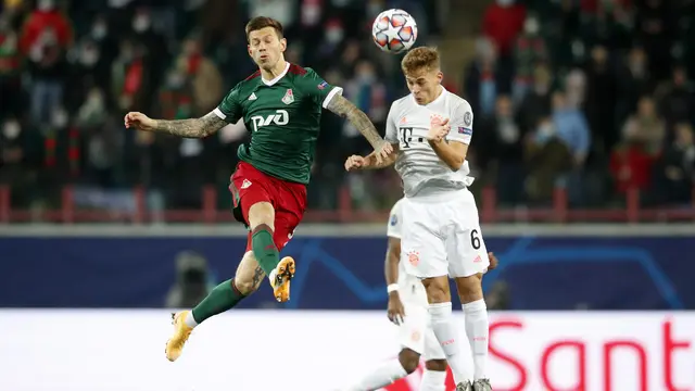 Bayern Munchen Menang Tipis di Kandang Lokomotiv Moscow