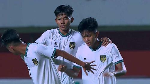 VIDEO: Gol! Kafiatur Rizky Bawa Timnas Indonesia U-16 Unggul Sementara Atas Vietnam di Final Piala AFF U-16