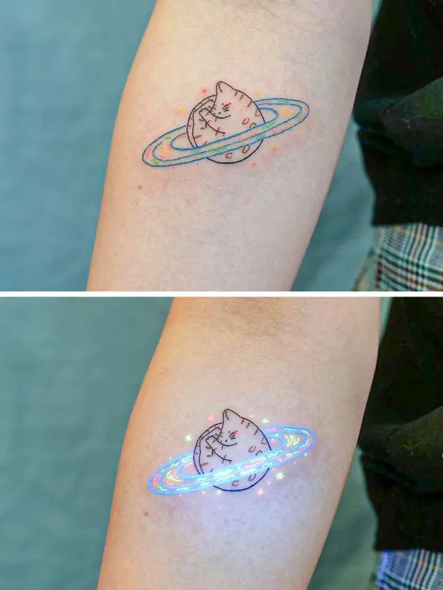 7 Desain Tato Bisa Menyala Ini Berhasil Bikin Takjub