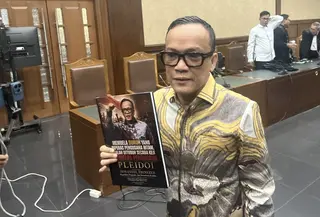 Terdakwa Eks Wakil Menteri Ketenagakerjaan (Wamenaker), Immanuel Ebenezer Gerungan alias Noel di Pengadilan Tipikor Jakarta. (Foto: Liputan6.com/Radityo Priyasmoro).