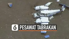 pesawat tabrakan