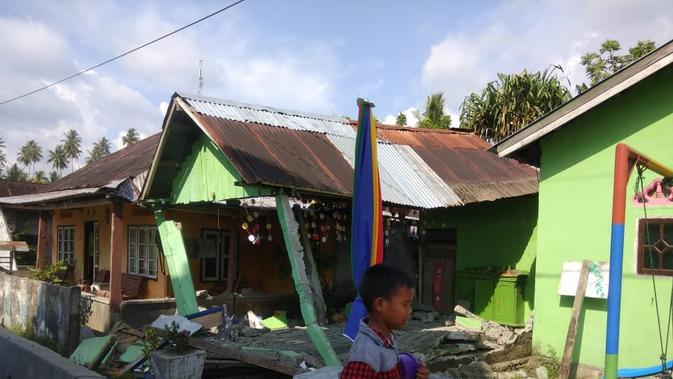 Gempa mengguncang wilayah Donggala, Sulawesi Tengah (foto: BNPB)
