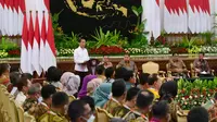Presiden Joko Widodo saat membuka Sensus Pertanian 2023, Senin, 15 Mei 2023.