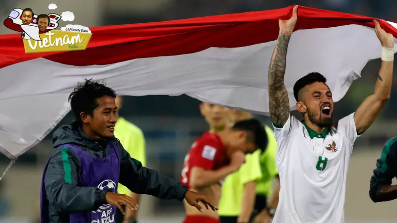 Vietnam vs Indonesia. (Bola.com/Peksi Cahyo)