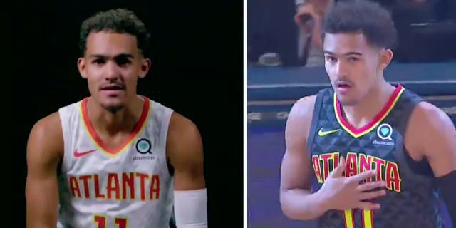 VIDEO: Pemain Atlanta Hawks, Trae Young Menceritakan Poin Pertamanya di NBA