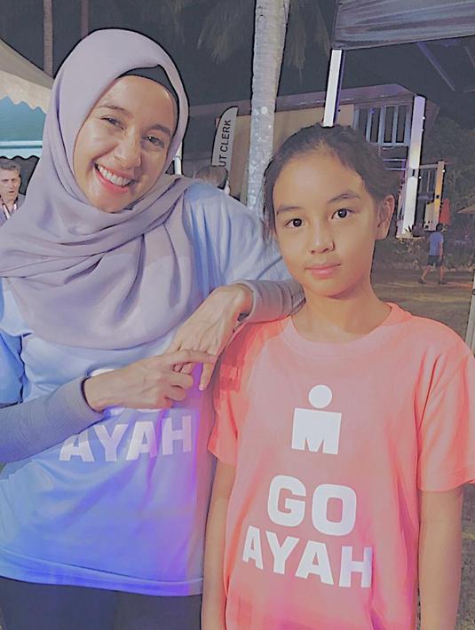 Bella dan Aleesya selalu terlihat kompak saat menghabiskan waktu berdua. Perhatian Bella pada Aleesya pun kerap mendapat pujian publik (Liputan6.com/IG/laudyacynthiabella)