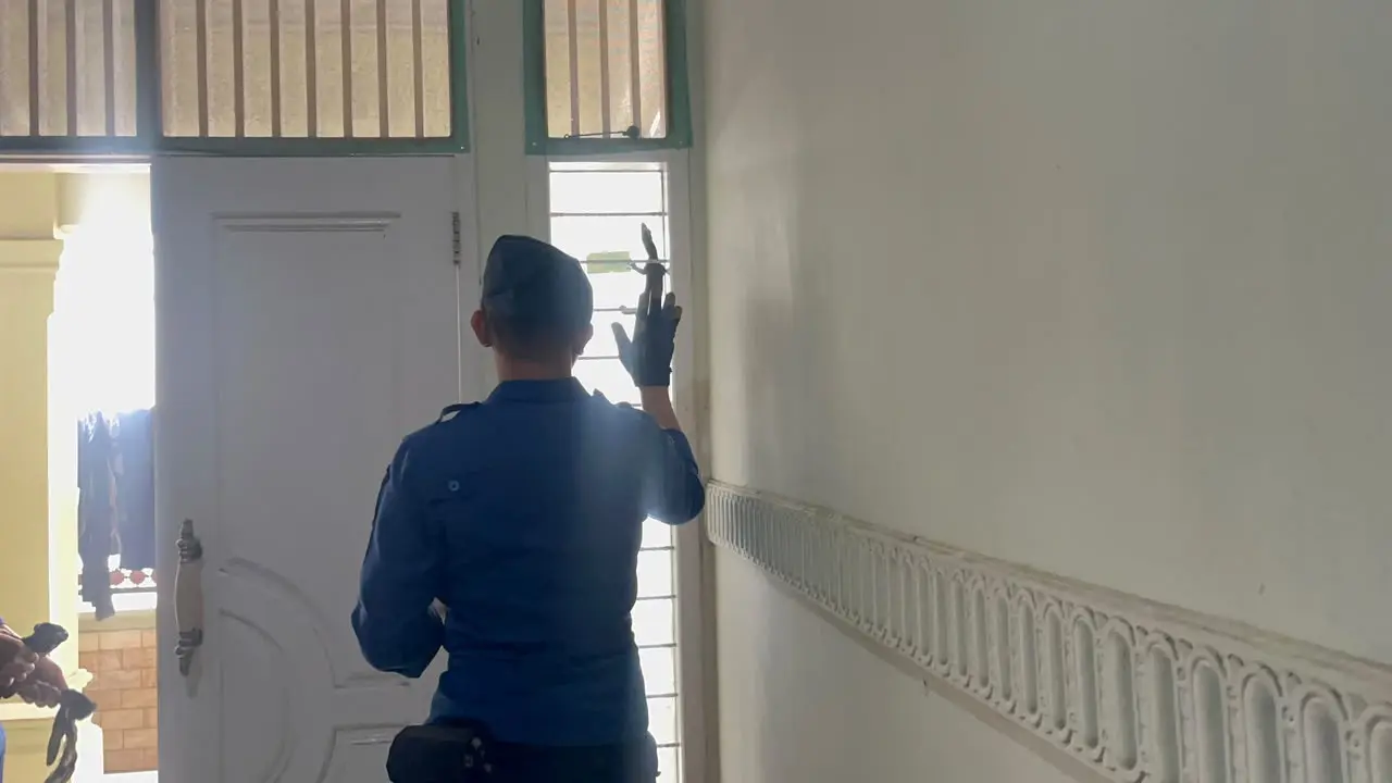 Rumah mahasiswi didatangi biawak