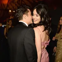 Orlando Bloom dan Katy Perry di after-party Golden Globes (via dailymail.co.ok)