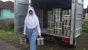 Sekolah Luar Biasa (SLB) Patriot, Indihiang, Kota Tasikmalaya menjadi salah satu penerima manfaat program makan bergizi gratis (MBG) (Istimewa)