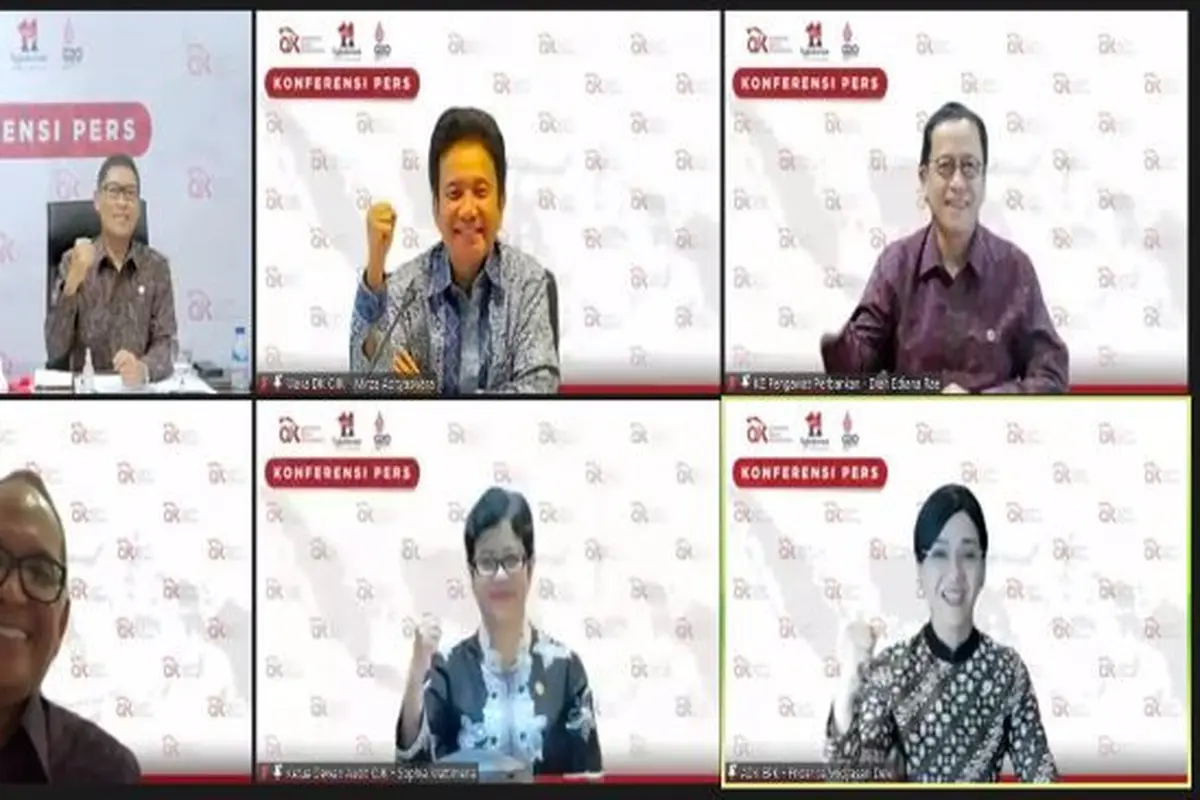 Konferensi pers OJK, Senin, 3 Oktober 2022 (Foto: OJK)