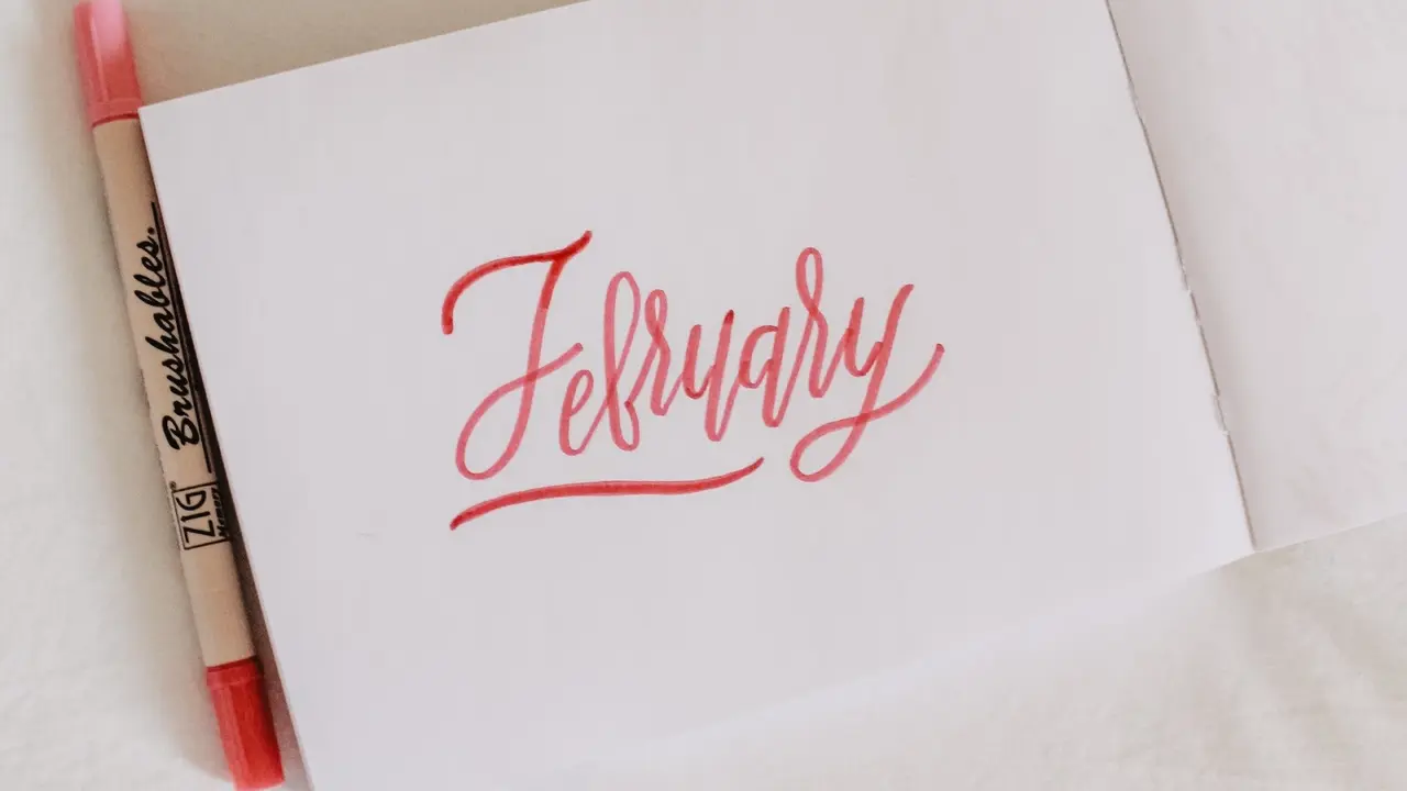 Ilustrasi bulan Februari
