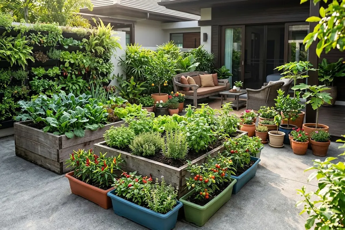 Cara Menata Halaman Cor agar Tetap Bisa Digunakan untuk Berkebun
